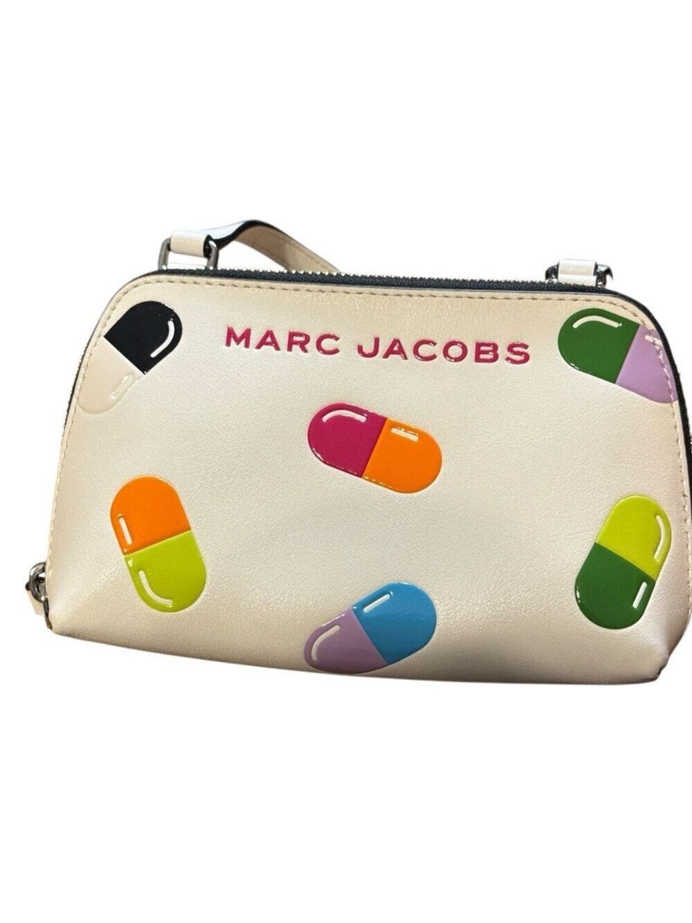 Marc Jacobs - 3D Pill Crossbody Bag Charm- EUC - Clean, Cute - No Call Outs